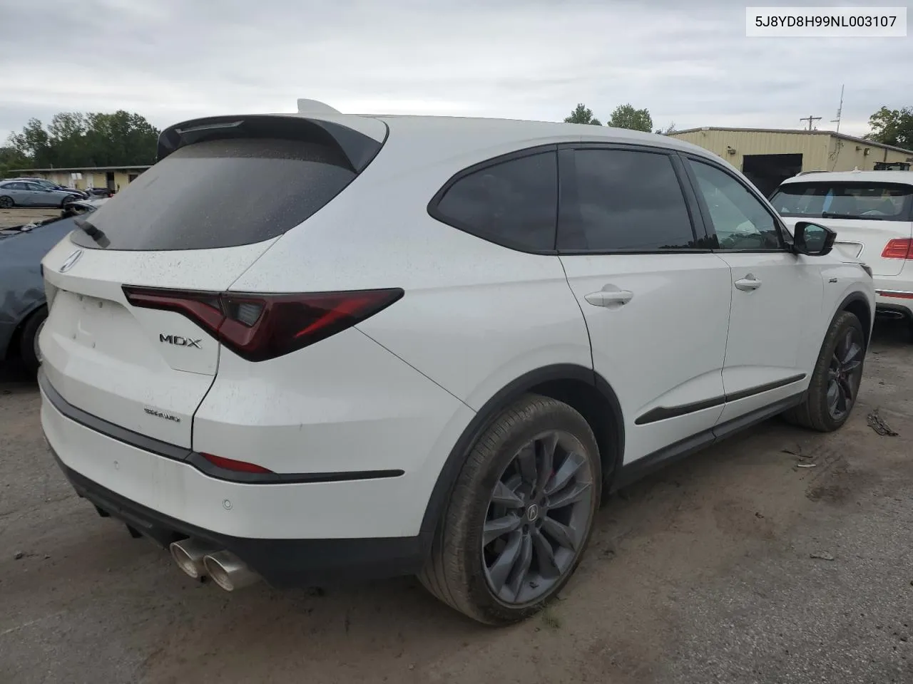 2022 Acura Mdx Type S VIN: 5J8YD8H99NL003107 Lot: 69647824