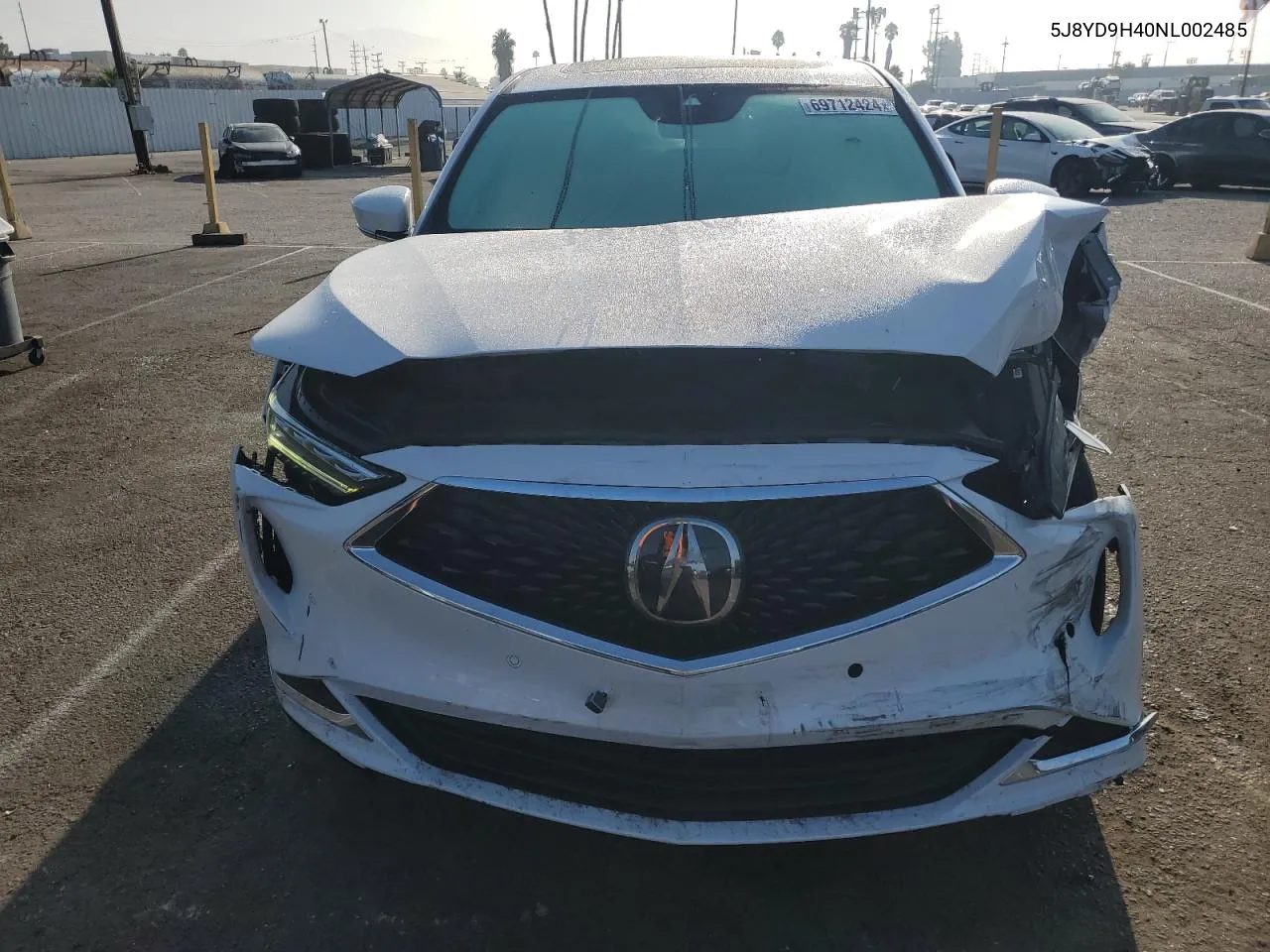 5J8YD9H40NL002485 2022 Acura Mdx Technology