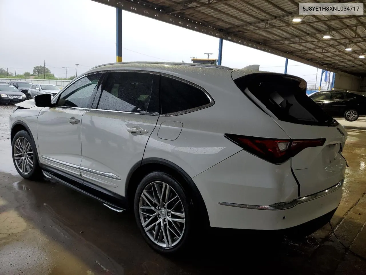 2022 Acura Mdx Advance VIN: 5J8YE1H8XNL034717 Lot: 70148864