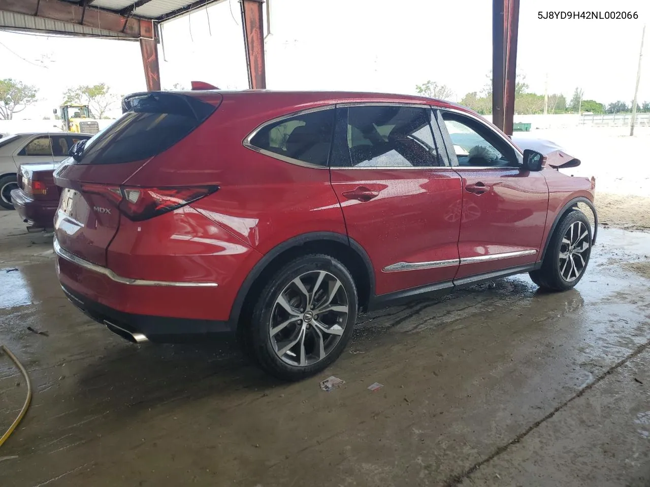 2022 Acura Mdx Technology VIN: 5J8YD9H42NL002066 Lot: 70312124