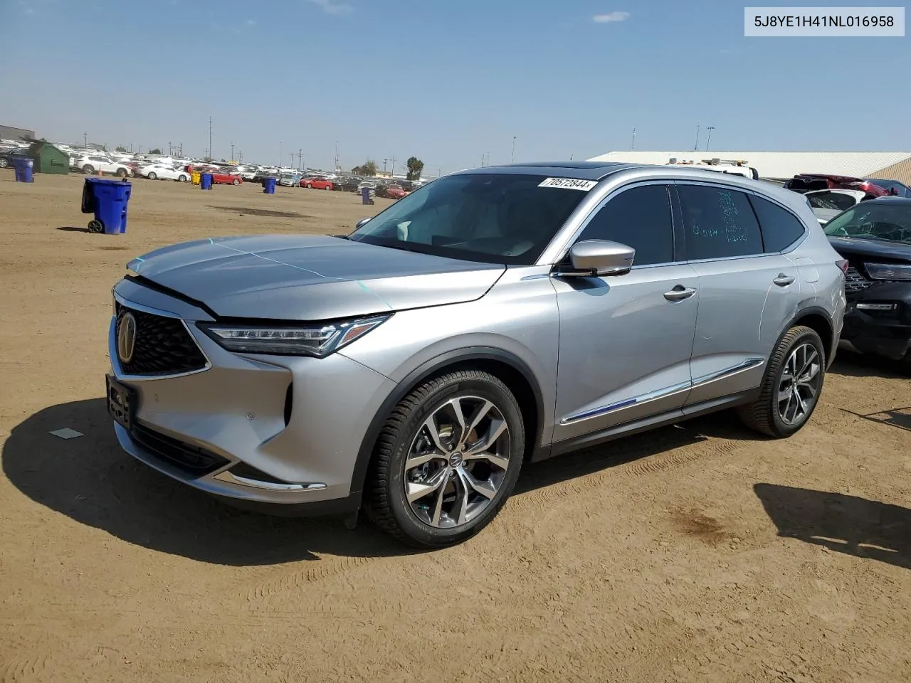 5J8YE1H41NL016958 2022 Acura Mdx Technology