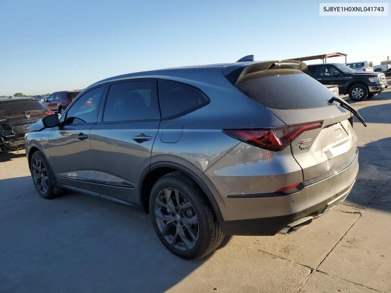 2022 Acura Mdx A-Spec VIN: 5J8YE1H0XNL041743 Lot: 70682304