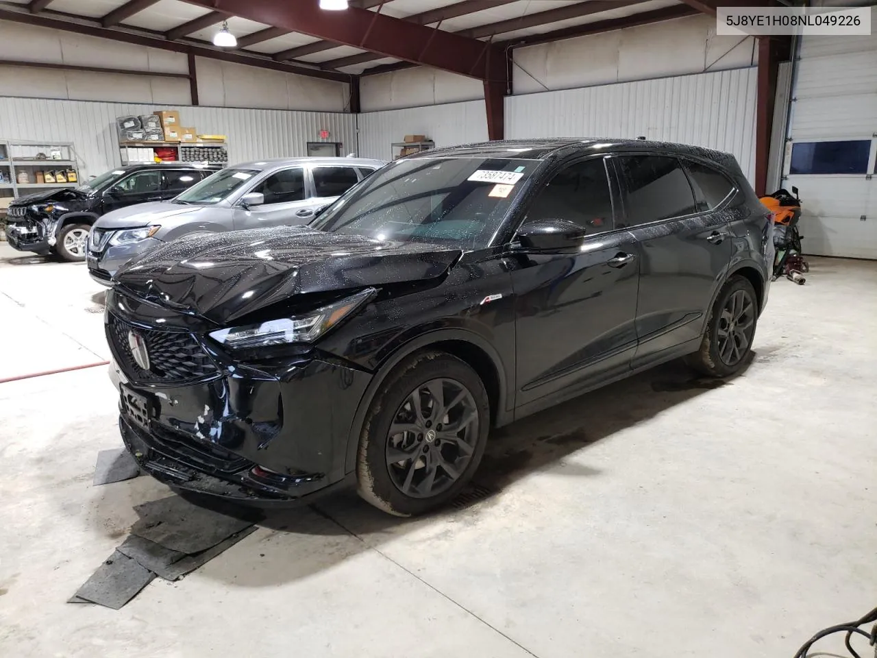 2022 Acura Mdx A-Spec VIN: 5J8YE1H08NL049226 Lot: 73587474