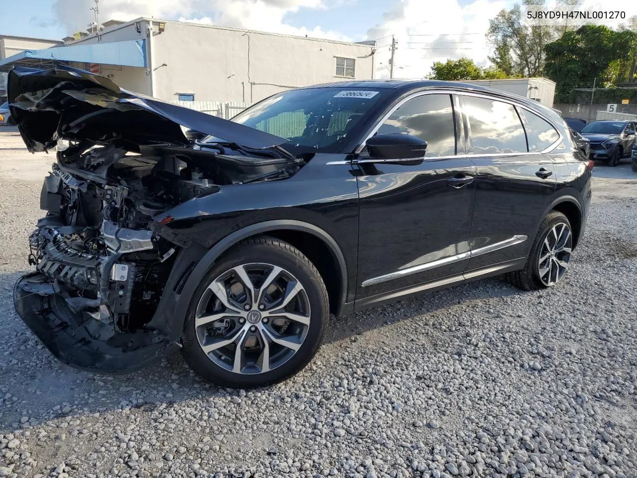 2022 Acura Mdx Technology VIN: 5J8YD9H47NL001270 Lot: 73660924