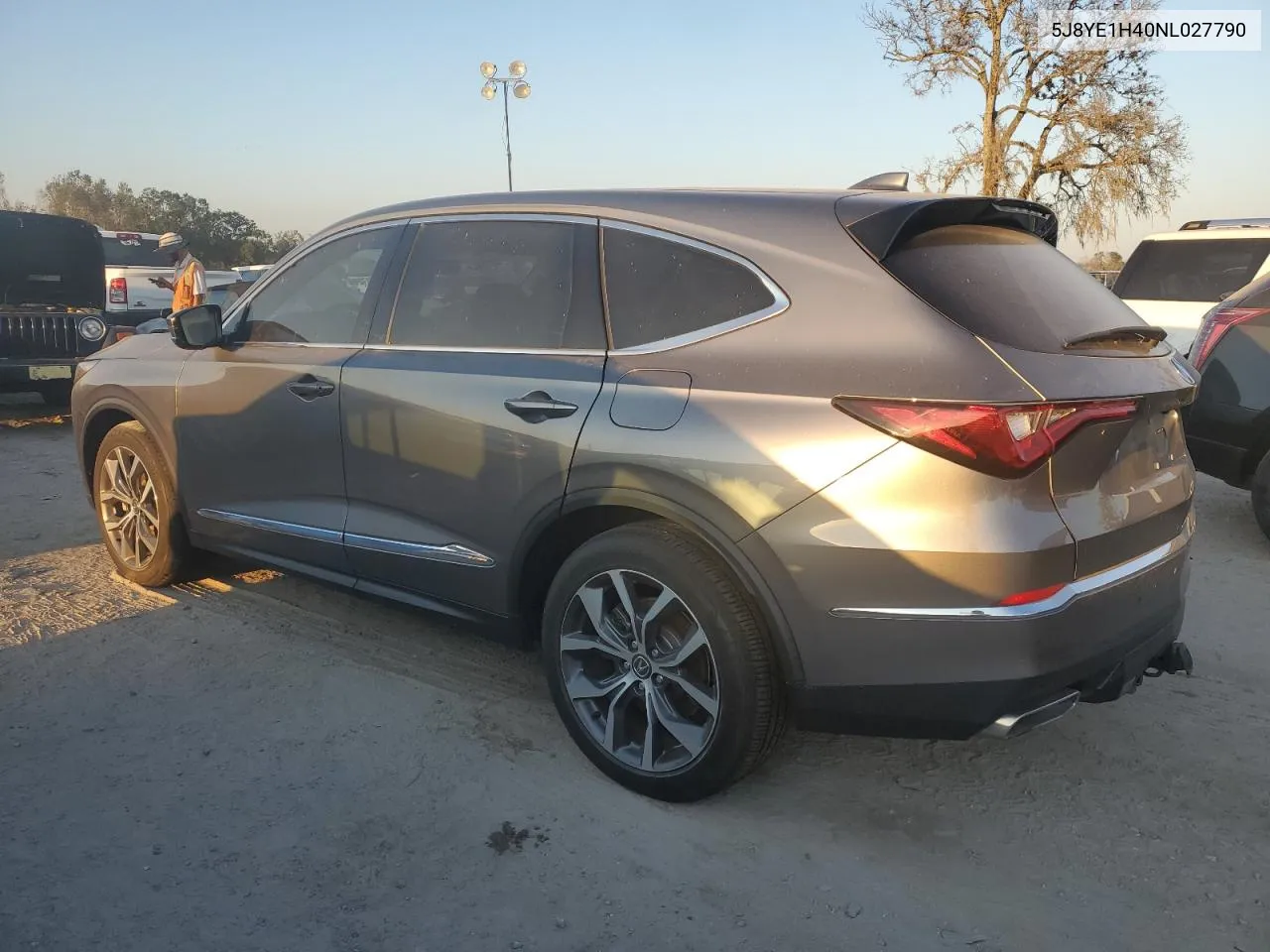 2022 Acura Mdx Technology VIN: 5J8YE1H40NL027790 Lot: 74807374