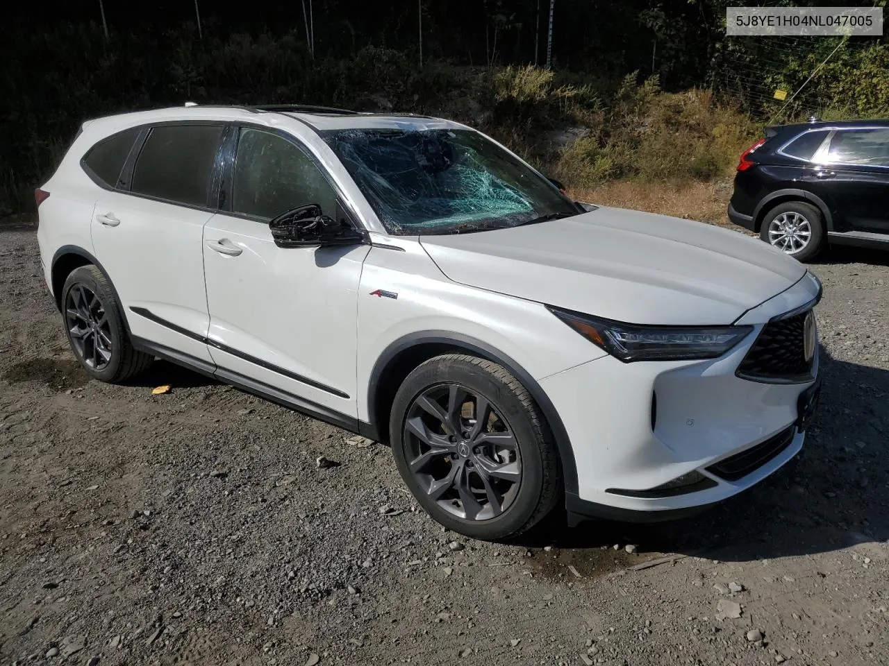 2022 Acura Mdx A-Spec VIN: 5J8YE1H04NL047005 Lot: 75009514