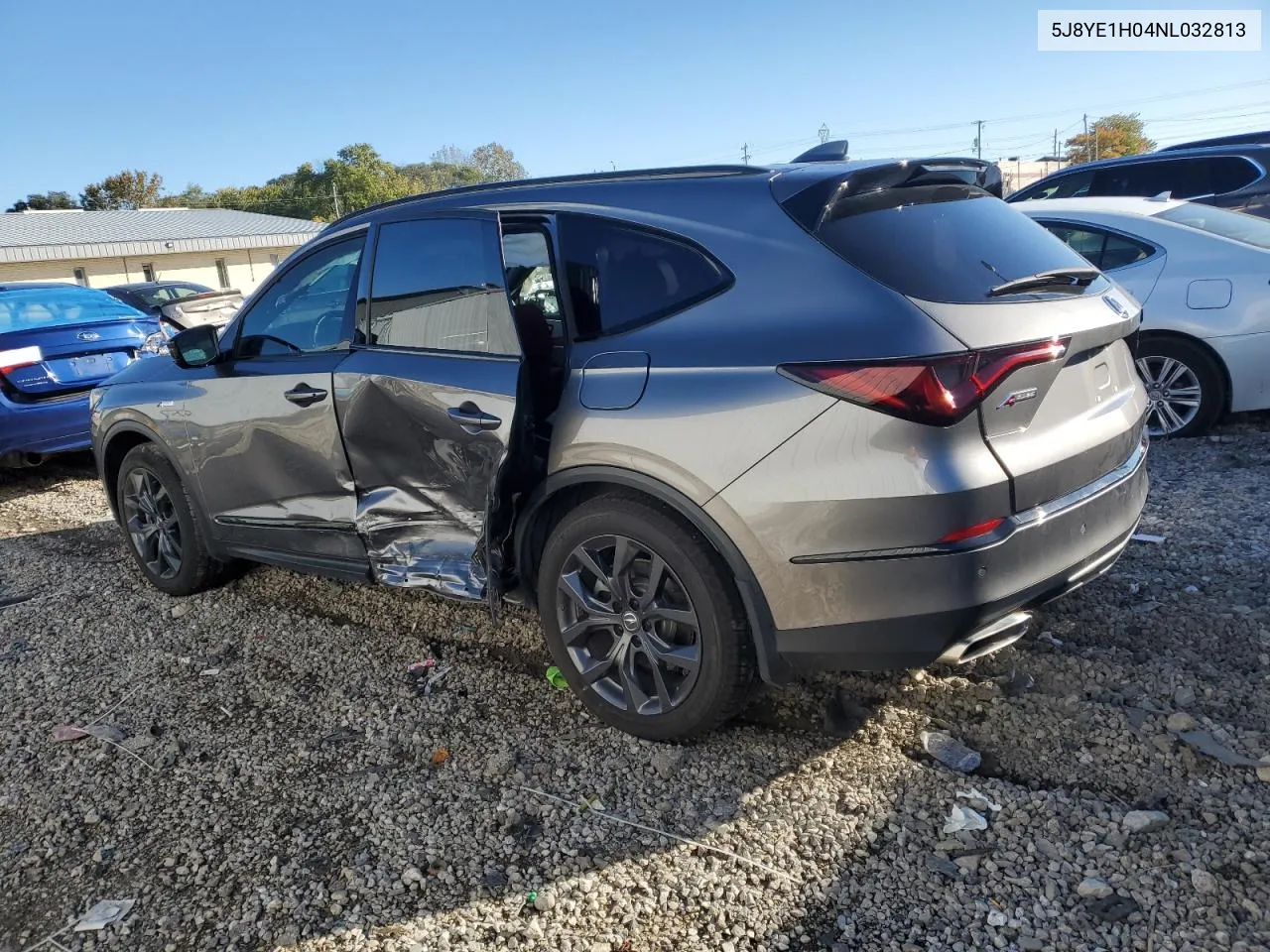 2022 Acura Mdx A-Spec VIN: 5J8YE1H04NL032813 Lot: 76241064