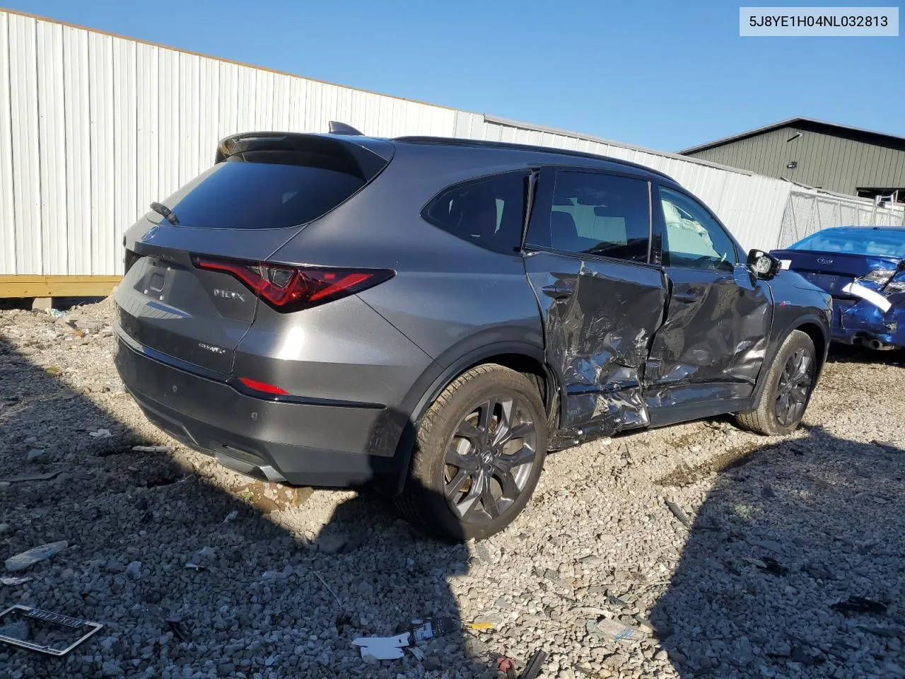 2022 Acura Mdx A-Spec VIN: 5J8YE1H04NL032813 Lot: 76241064