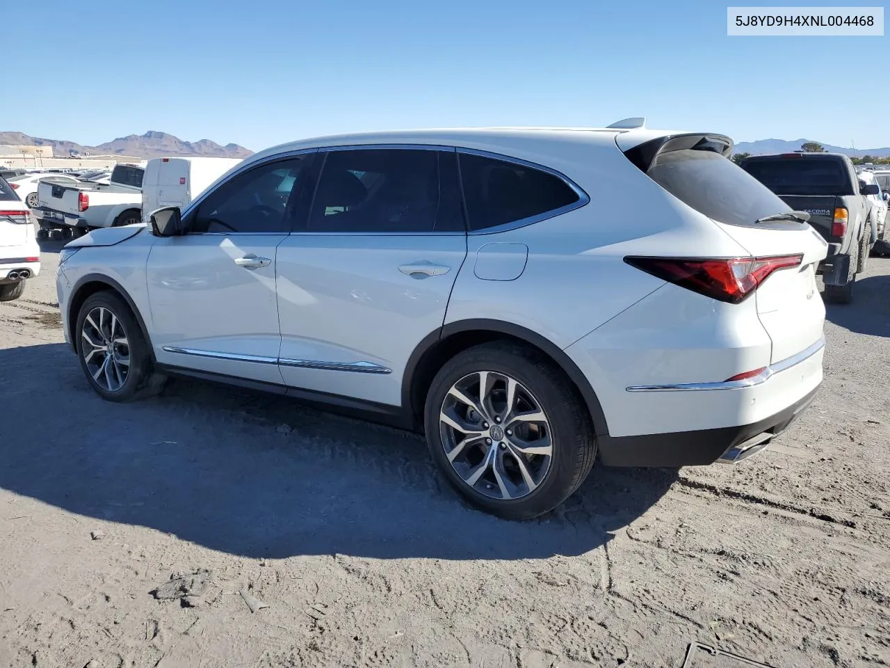 2022 Acura Mdx Technology VIN: 5J8YD9H4XNL004468 Lot: 78714094