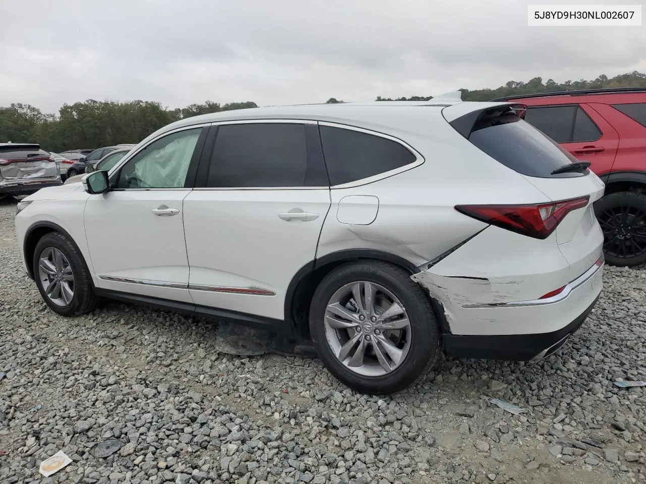 2022 Acura Mdx VIN: 5J8YD9H30NL002607 Lot: 79120374