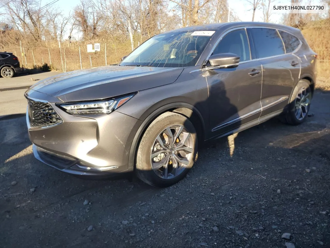 2022 Acura Mdx Technology VIN: 5J8YE1H40NL027790 Lot: 80725414