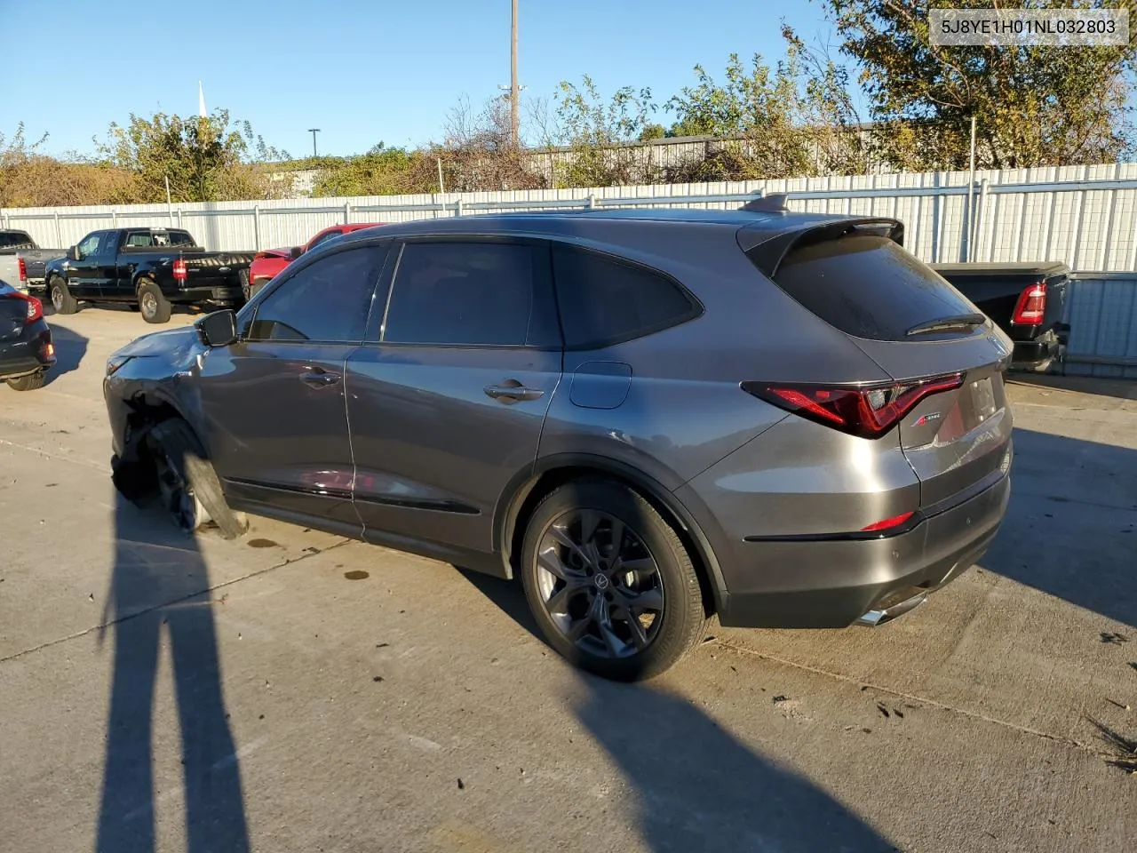 2022 Acura Mdx A-Spec VIN: 5J8YE1H01NL032803 Lot: 80733724