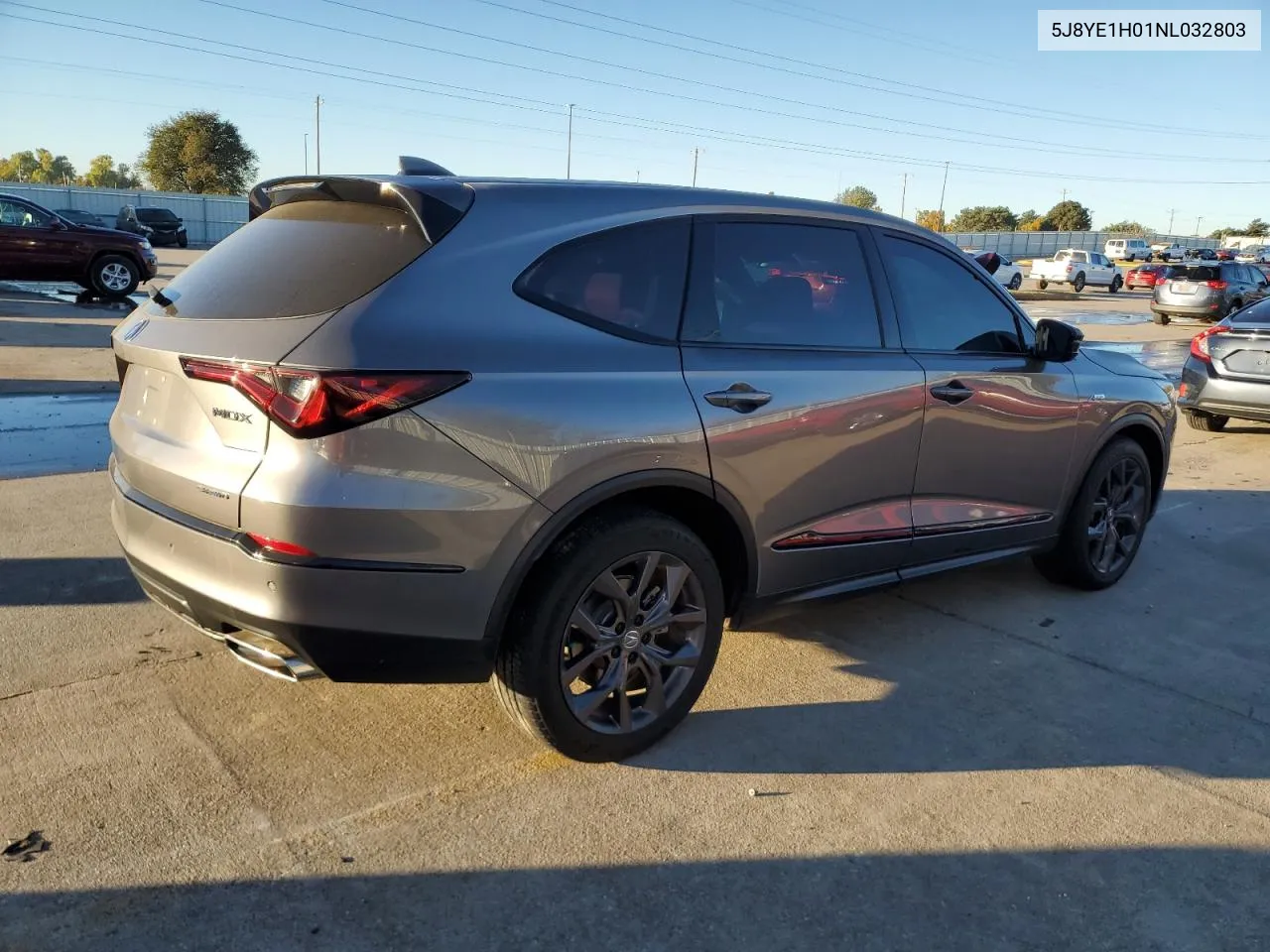 2022 Acura Mdx A-Spec VIN: 5J8YE1H01NL032803 Lot: 80733724