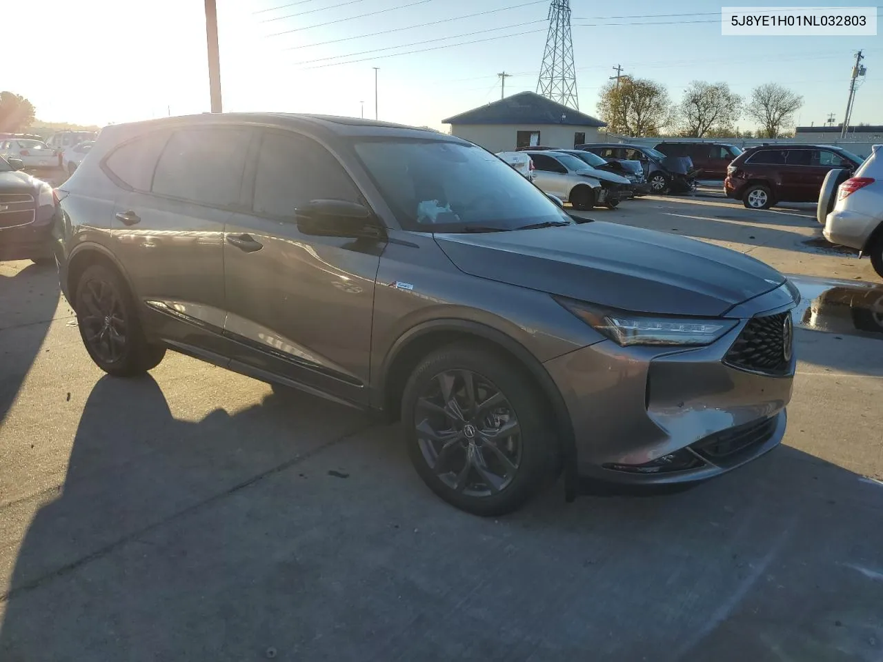 2022 Acura Mdx A-Spec VIN: 5J8YE1H01NL032803 Lot: 80733724