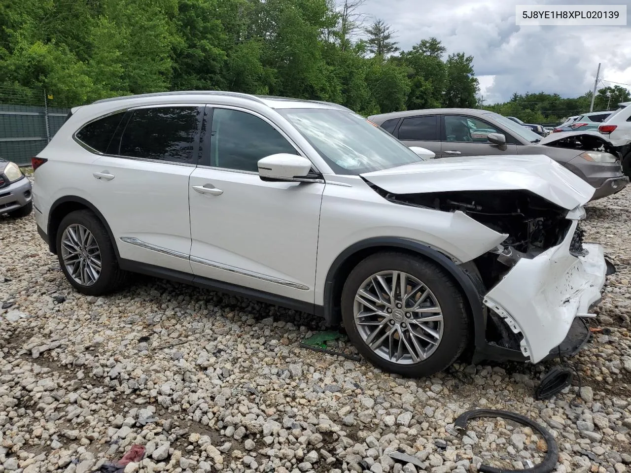 2023 Acura Mdx Advance VIN: 5J8YE1H8XPL020139 Lot: 58213504