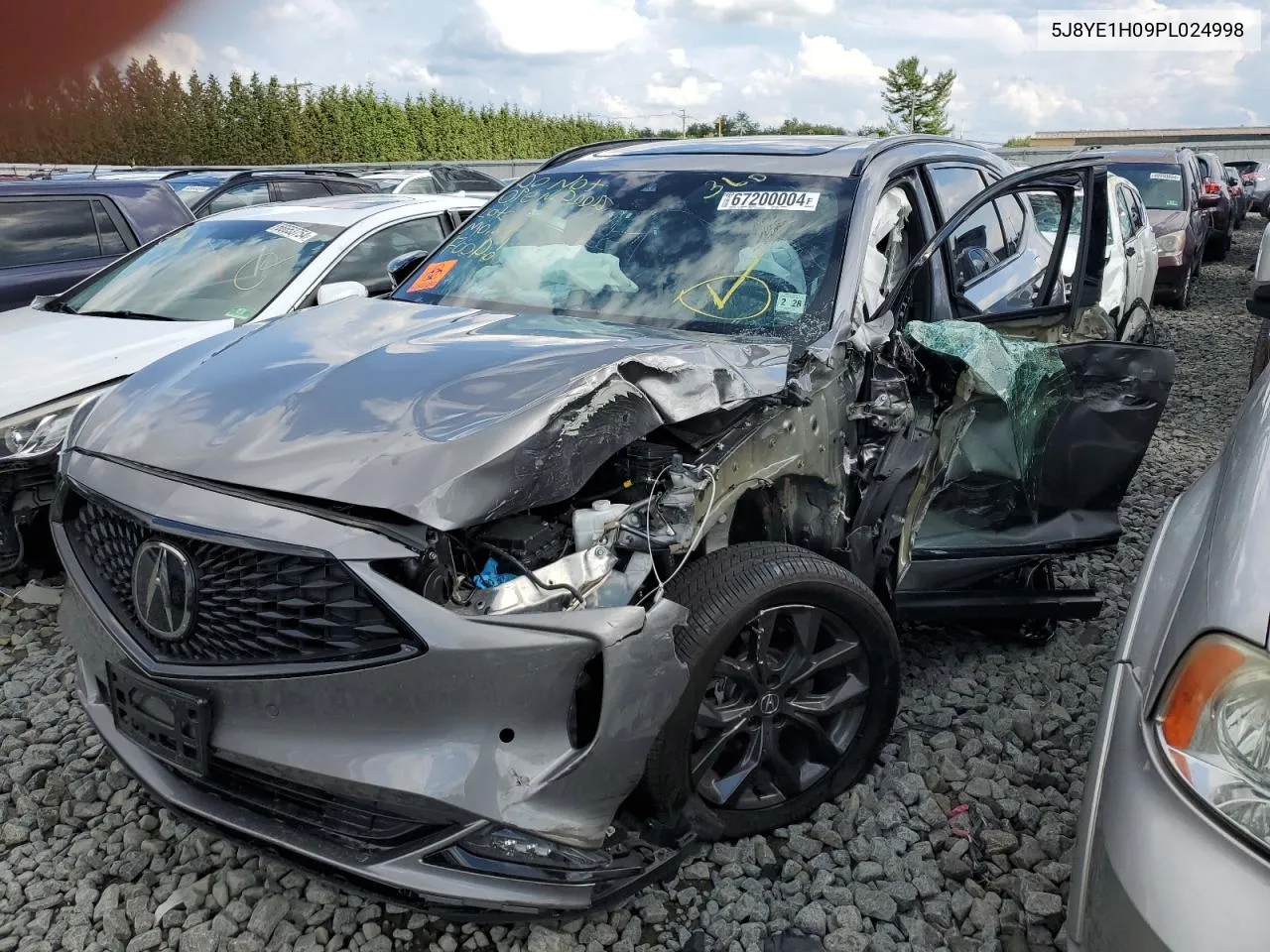 2023 Acura Mdx A-Spec VIN: 5J8YE1H09PL024998 Lot: 67200004