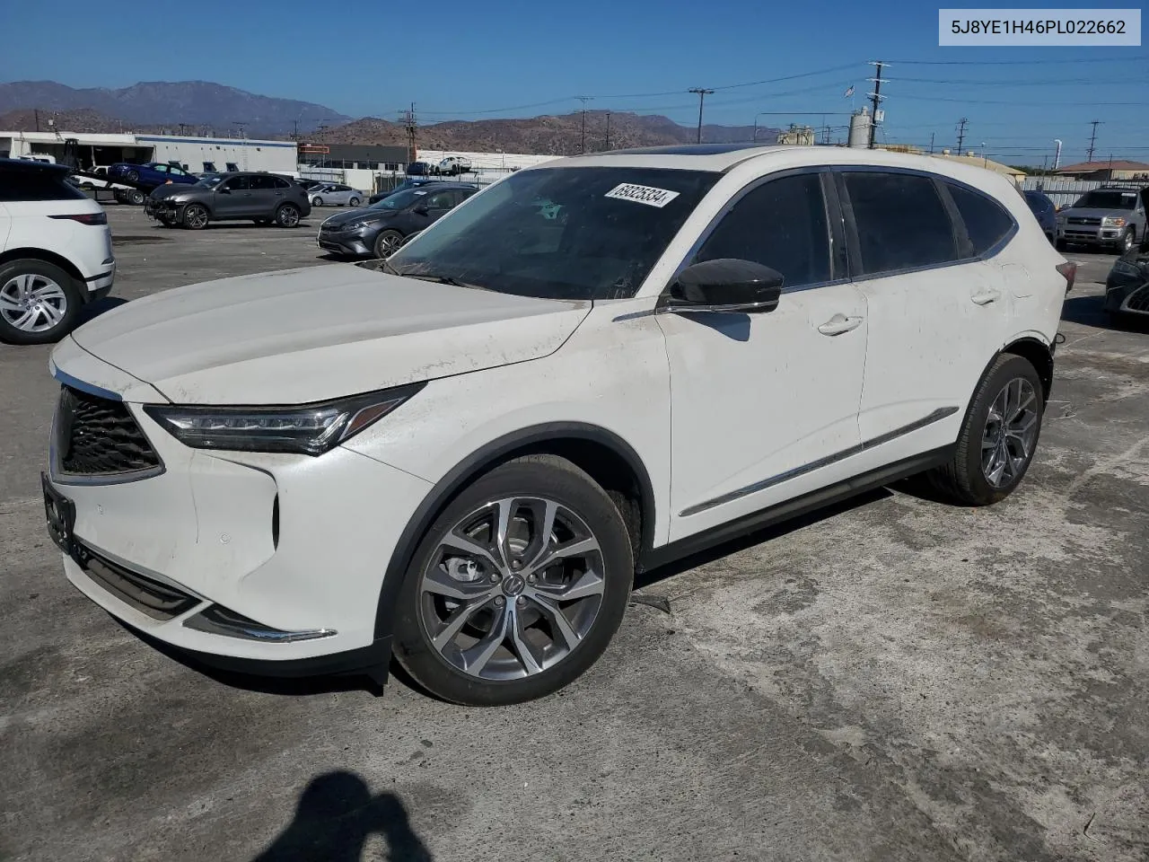 2023 Acura Mdx Technology VIN: 5J8YE1H46PL022662 Lot: 69325334