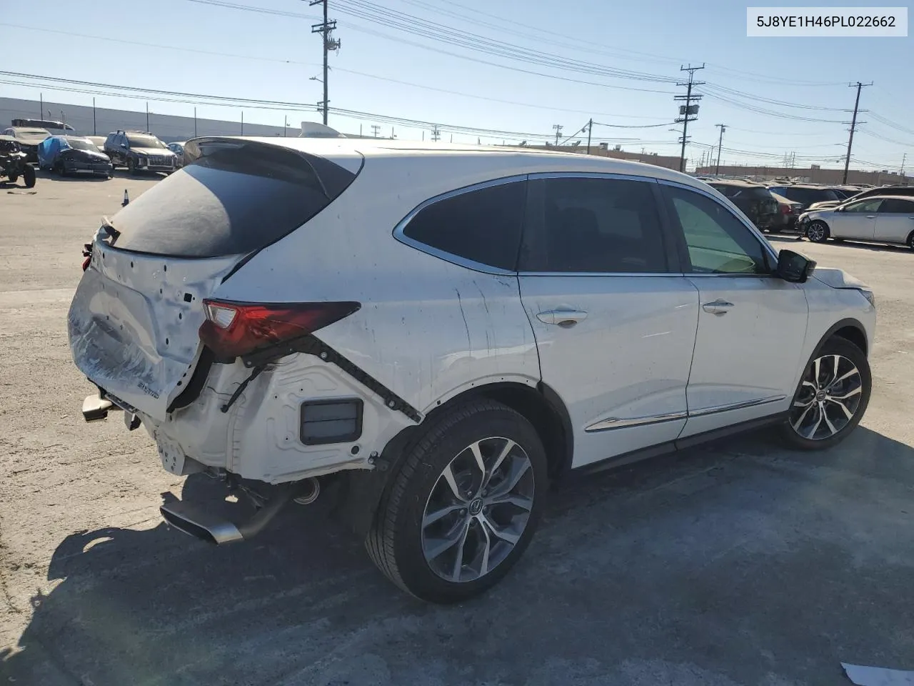 2023 Acura Mdx Technology VIN: 5J8YE1H46PL022662 Lot: 69325334