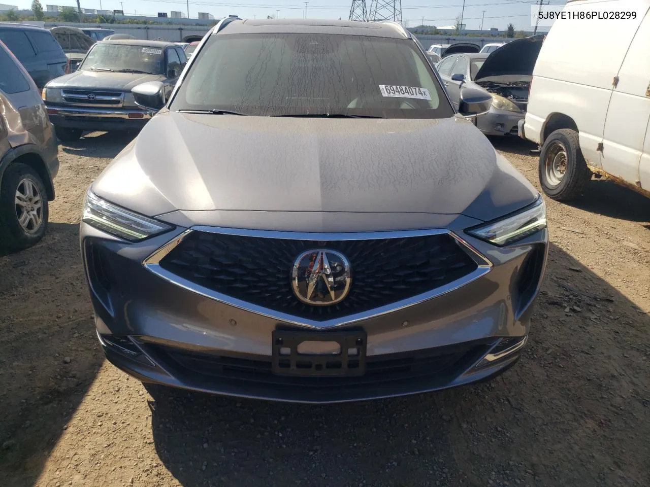 2023 Acura Mdx Advance VIN: 5J8YE1H86PL028299 Lot: 69484074