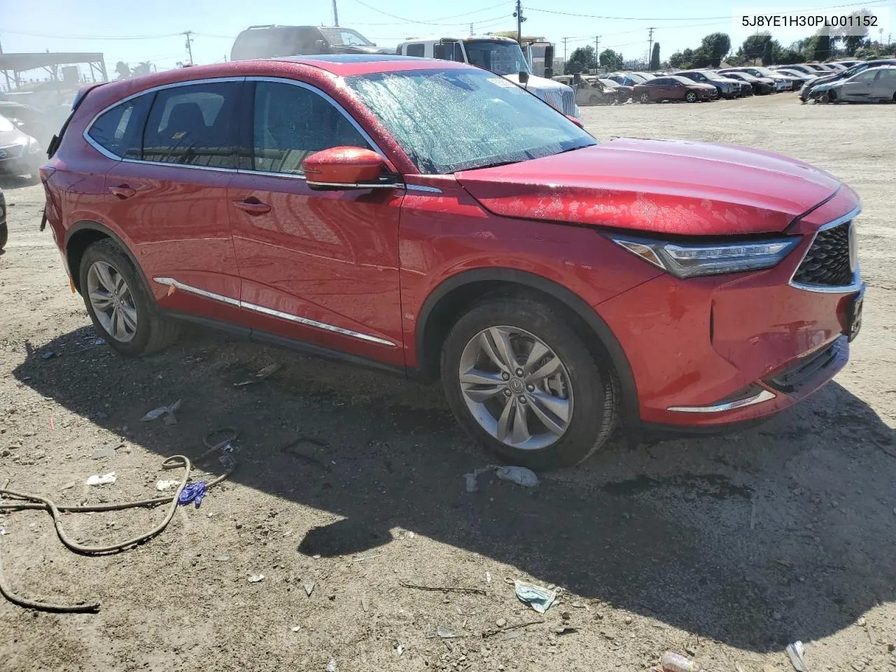 2023 Acura Mdx VIN: 5J8YE1H30PL001152 Lot: 69533974