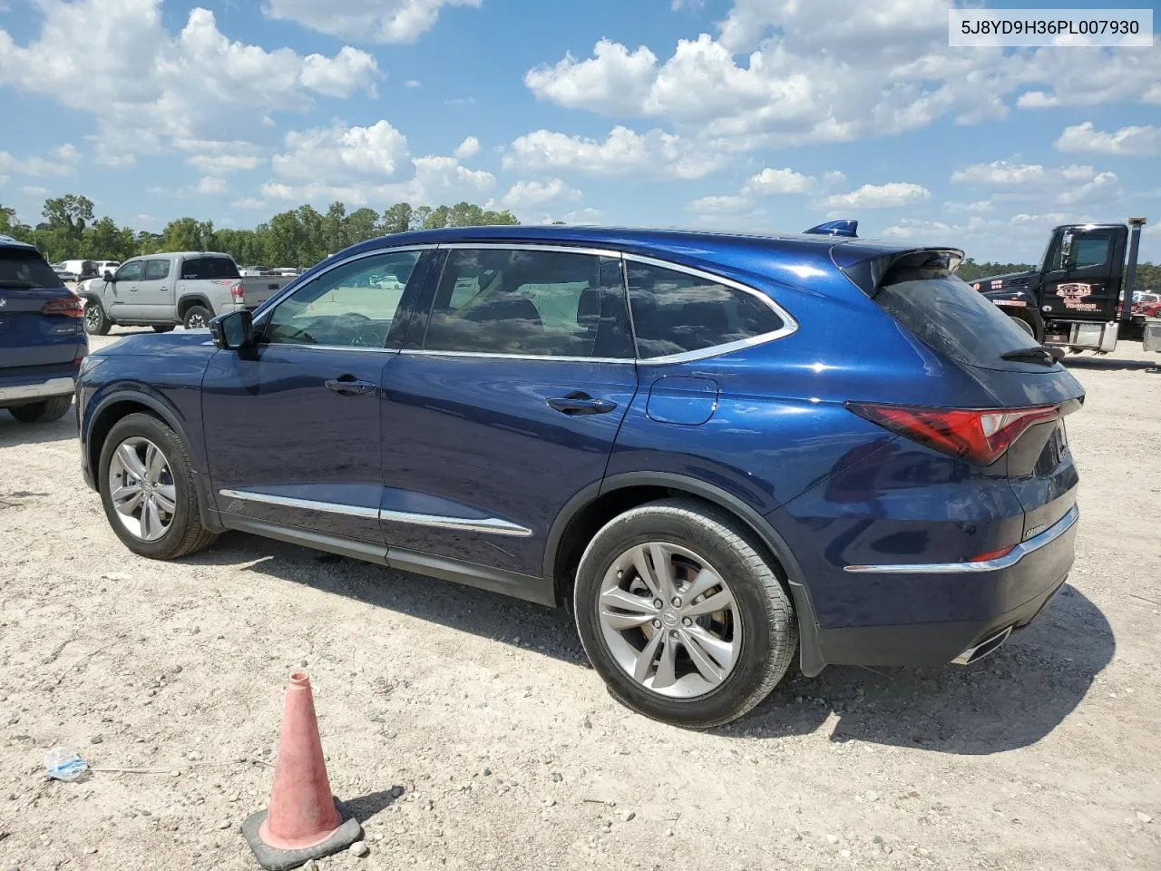 2023 Acura Mdx VIN: 5J8YD9H36PL007930 Lot: 71016654