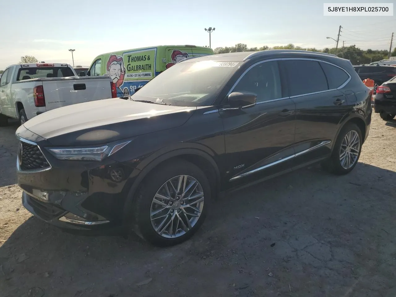 2023 Acura Mdx Advance VIN: 5J8YE1H8XPL025700 Lot: 71939794