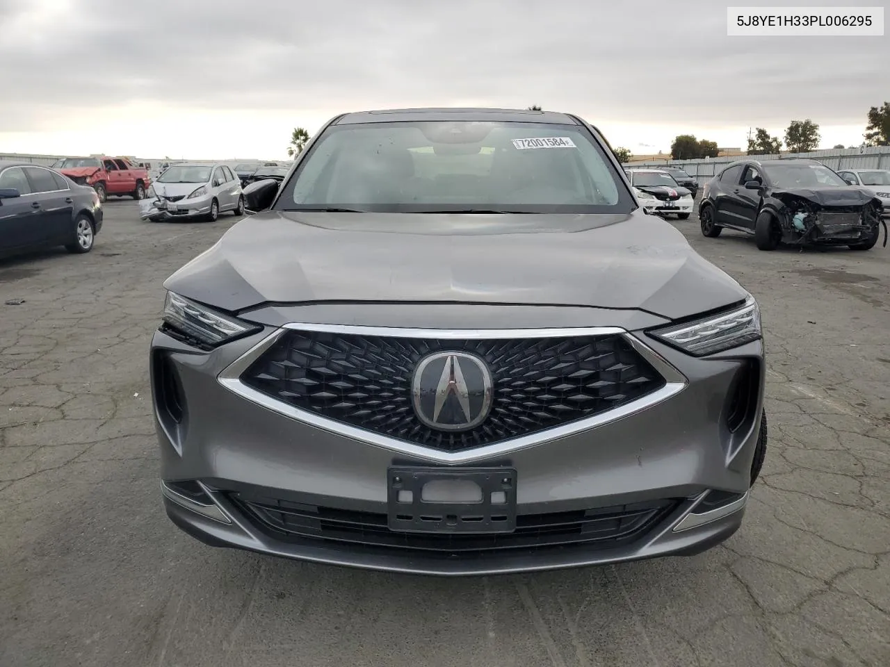 2023 Acura Mdx VIN: 5J8YE1H33PL006295 Lot: 72001584