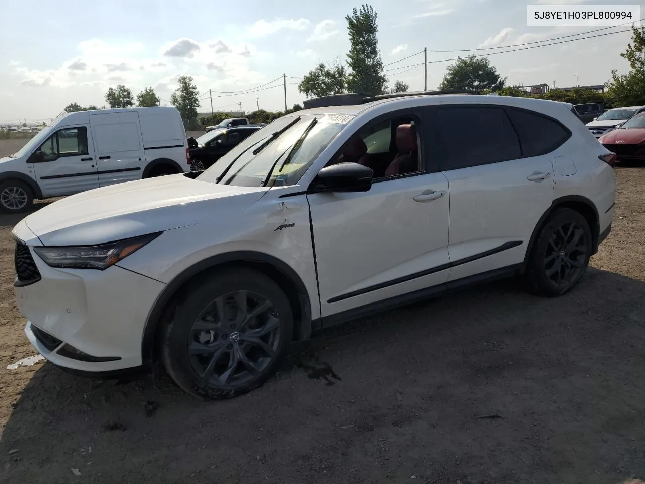 2023 Acura Mdx A-Spec VIN: 5J8YE1H03PL800994 Lot: 72685774