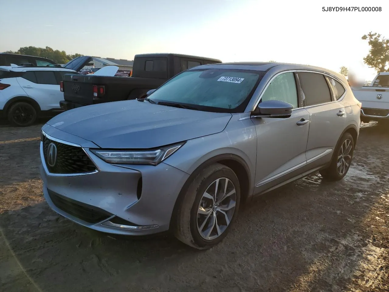 2023 Acura Mdx Technology VIN: 5J8YD9H47PL000008 Lot: 73713094