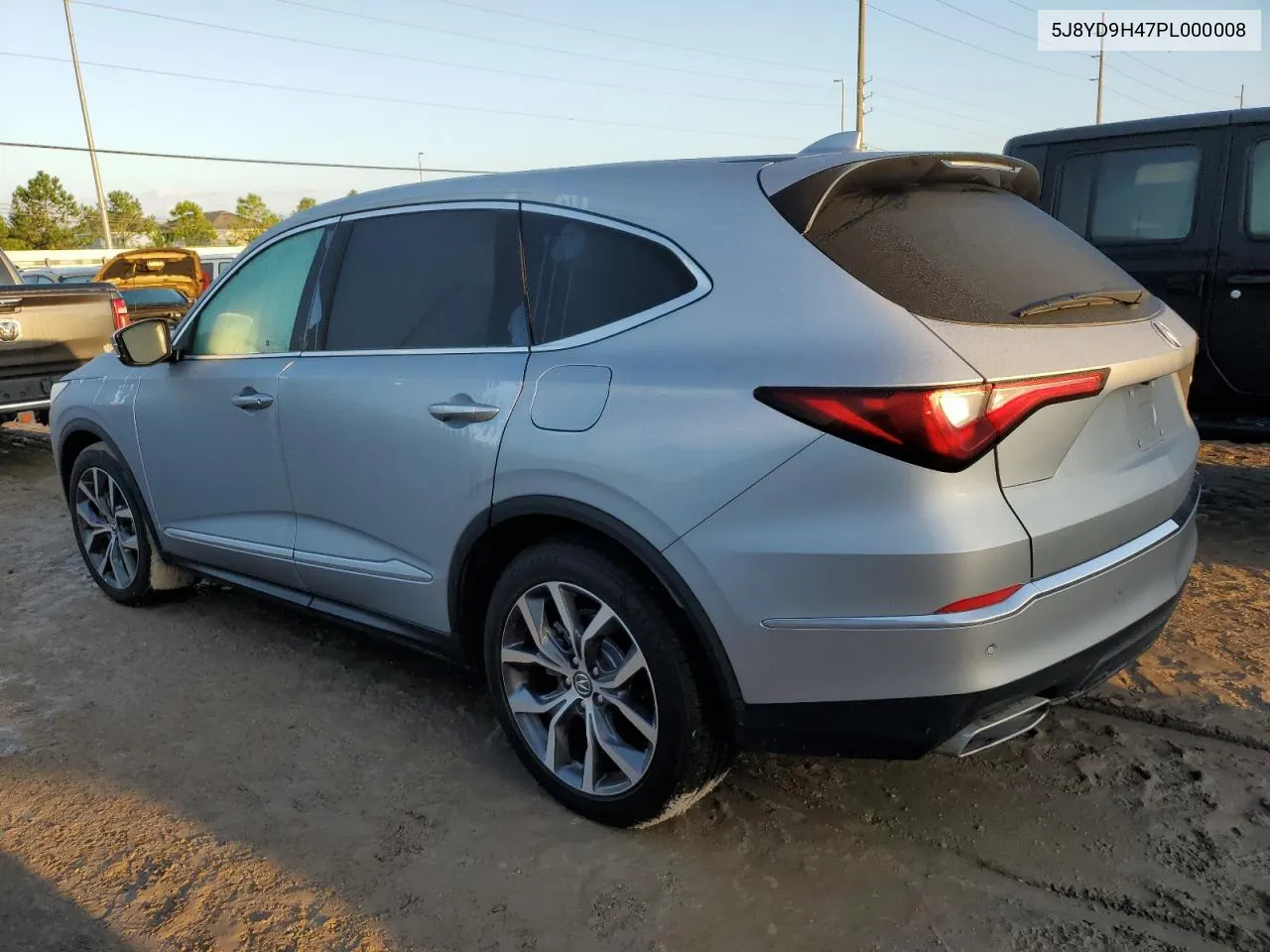 2023 Acura Mdx Technology VIN: 5J8YD9H47PL000008 Lot: 73713094