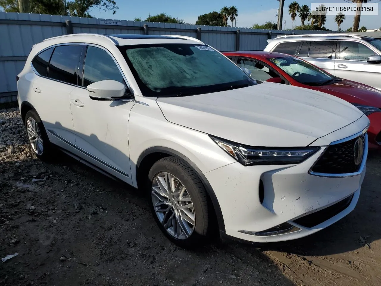 2023 Acura Mdx Advance VIN: 5J8YE1H86PL003158 Lot: 73881814