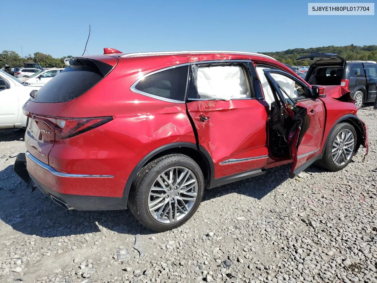 2023 Acura Mdx Advance VIN: 5J8YE1H80PL017704 Lot: 73943564