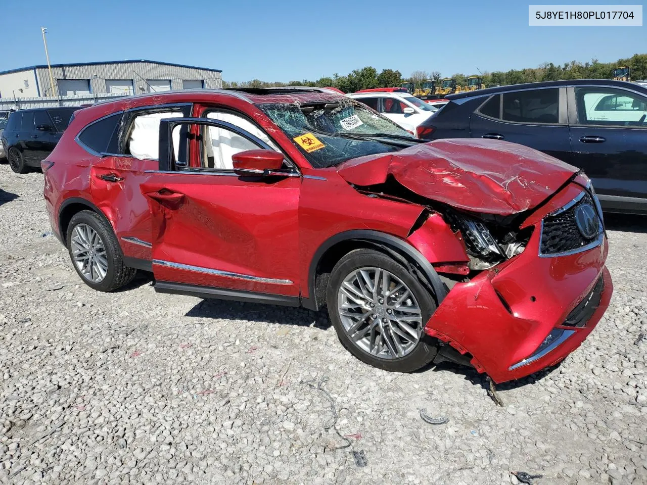 2023 Acura Mdx Advance VIN: 5J8YE1H80PL017704 Lot: 73943564