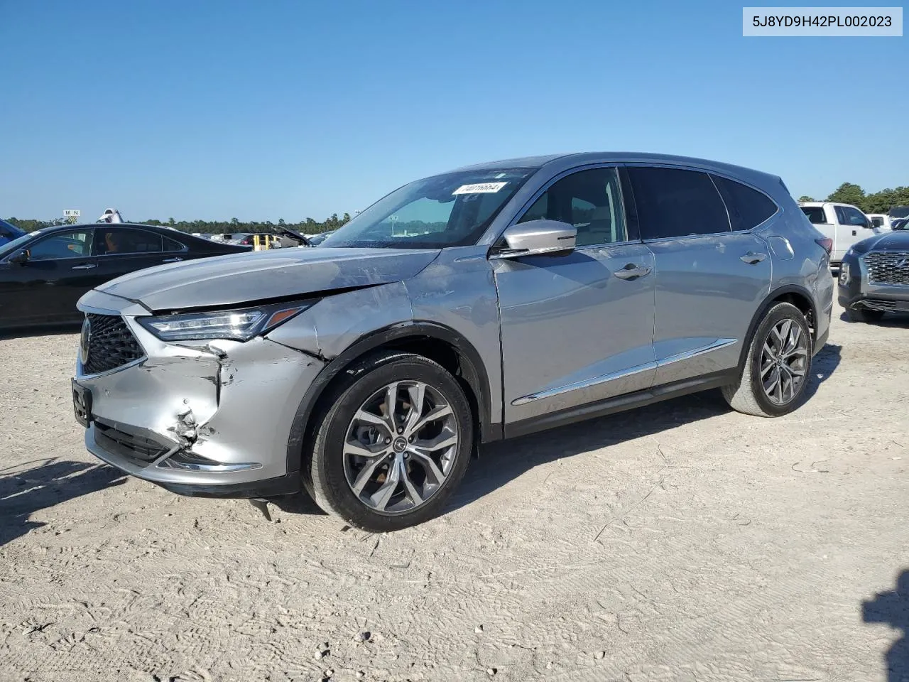 2023 Acura Mdx Technology VIN: 5J8YD9H42PL002023 Lot: 74016664