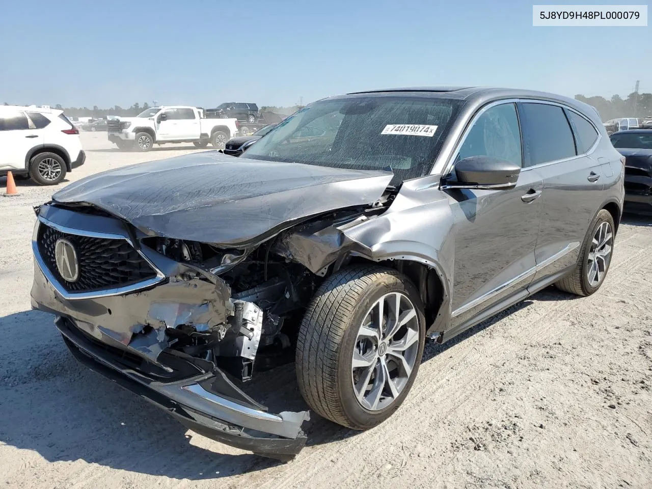 2023 Acura Mdx Technology VIN: 5J8YD9H48PL000079 Lot: 74019074