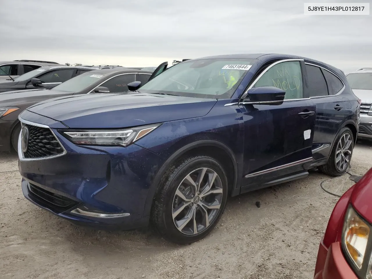 2023 Acura Mdx Technology VIN: 5J8YE1H43PL012817 Lot: 74631644