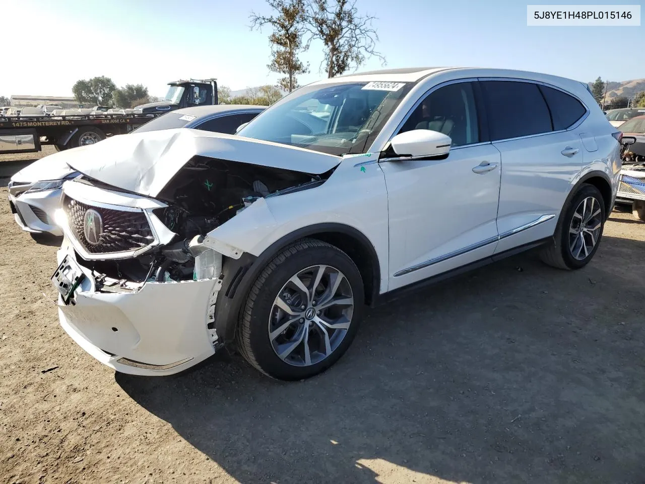 2023 Acura Mdx Technology VIN: 5J8YE1H48PL015146 Lot: 74955624