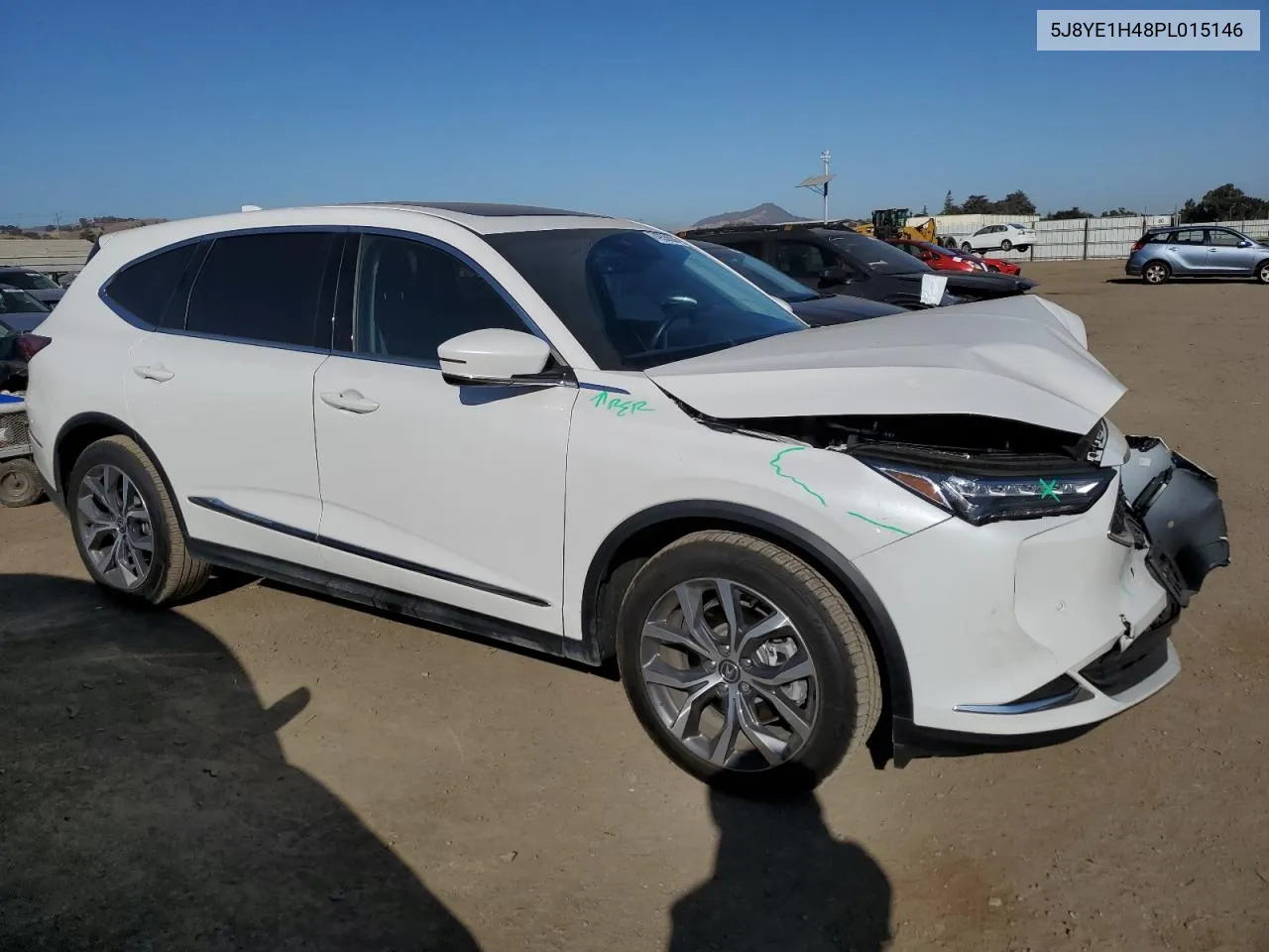 2023 Acura Mdx Technology VIN: 5J8YE1H48PL015146 Lot: 74955624