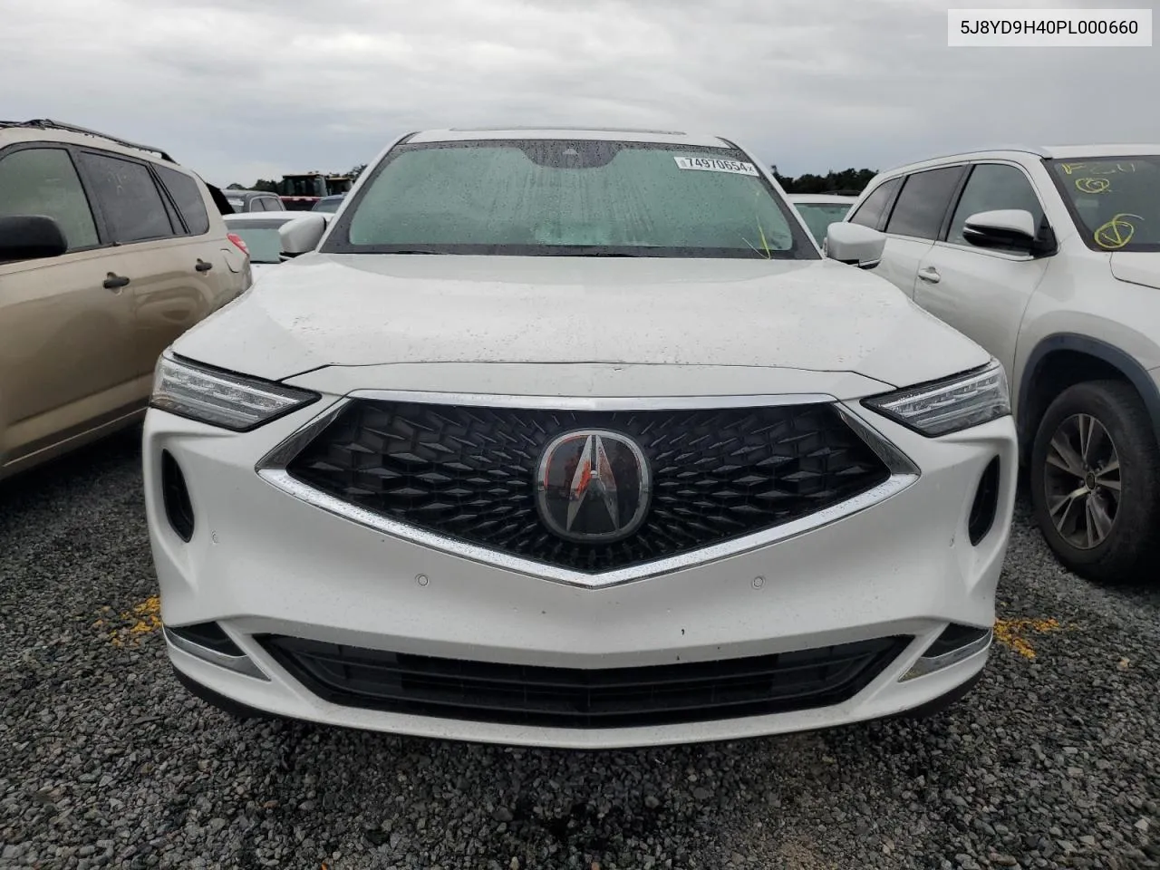 2023 Acura Mdx Technology VIN: 5J8YD9H40PL000660 Lot: 74970654