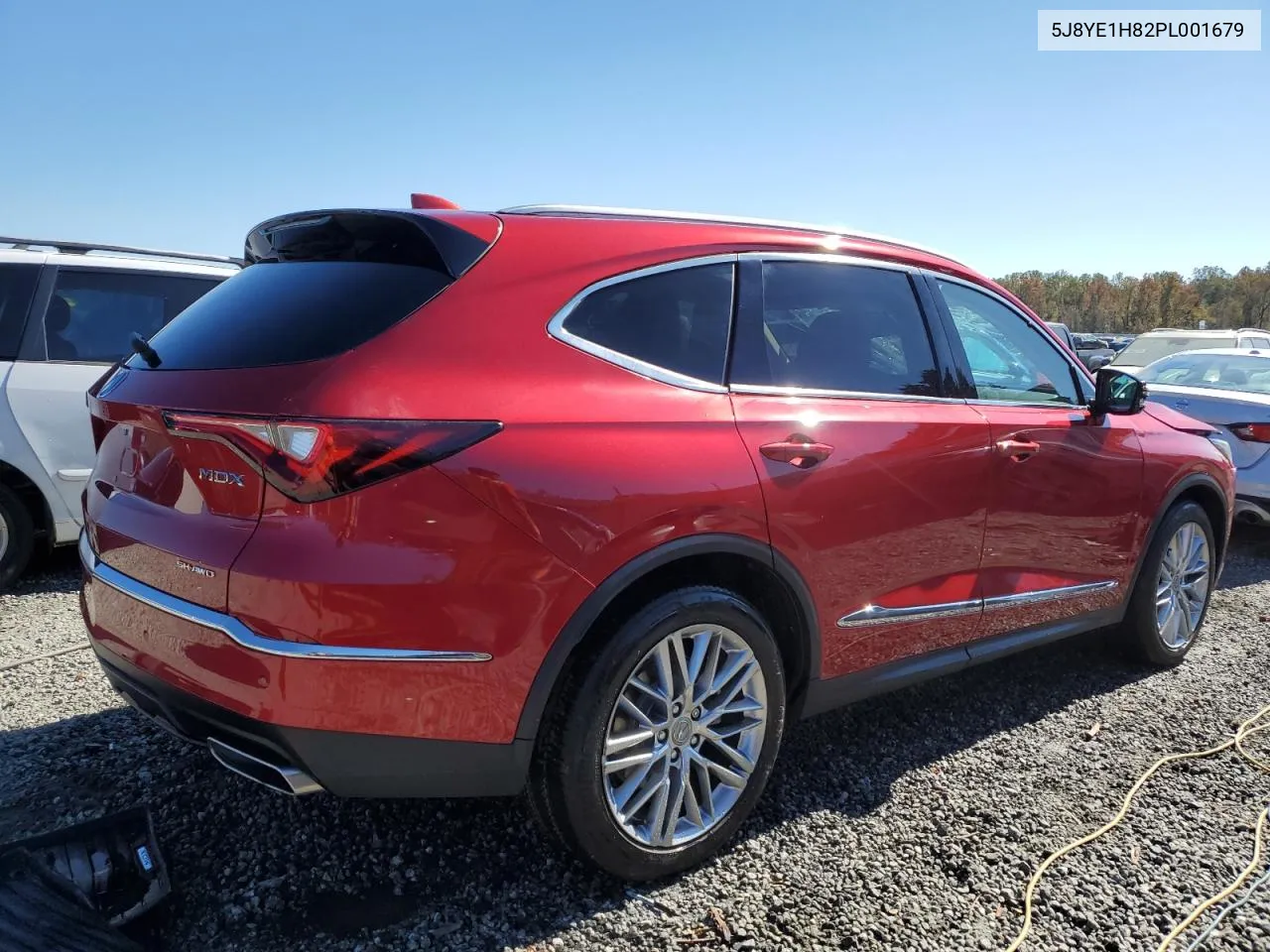 2023 Acura Mdx Advance VIN: 5J8YE1H82PL001679 Lot: 76472484