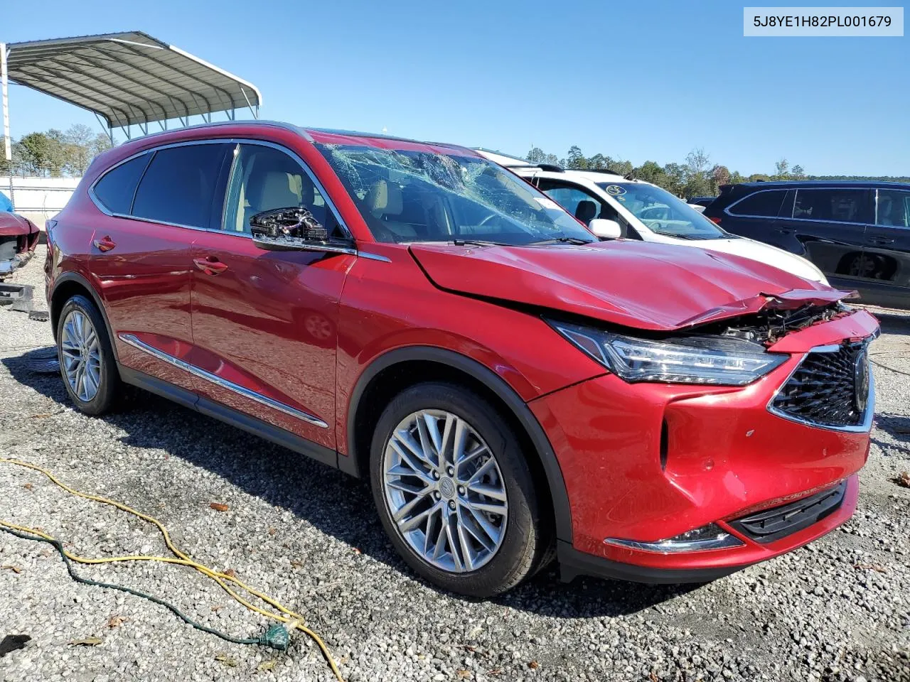 2023 Acura Mdx Advance VIN: 5J8YE1H82PL001679 Lot: 76472484