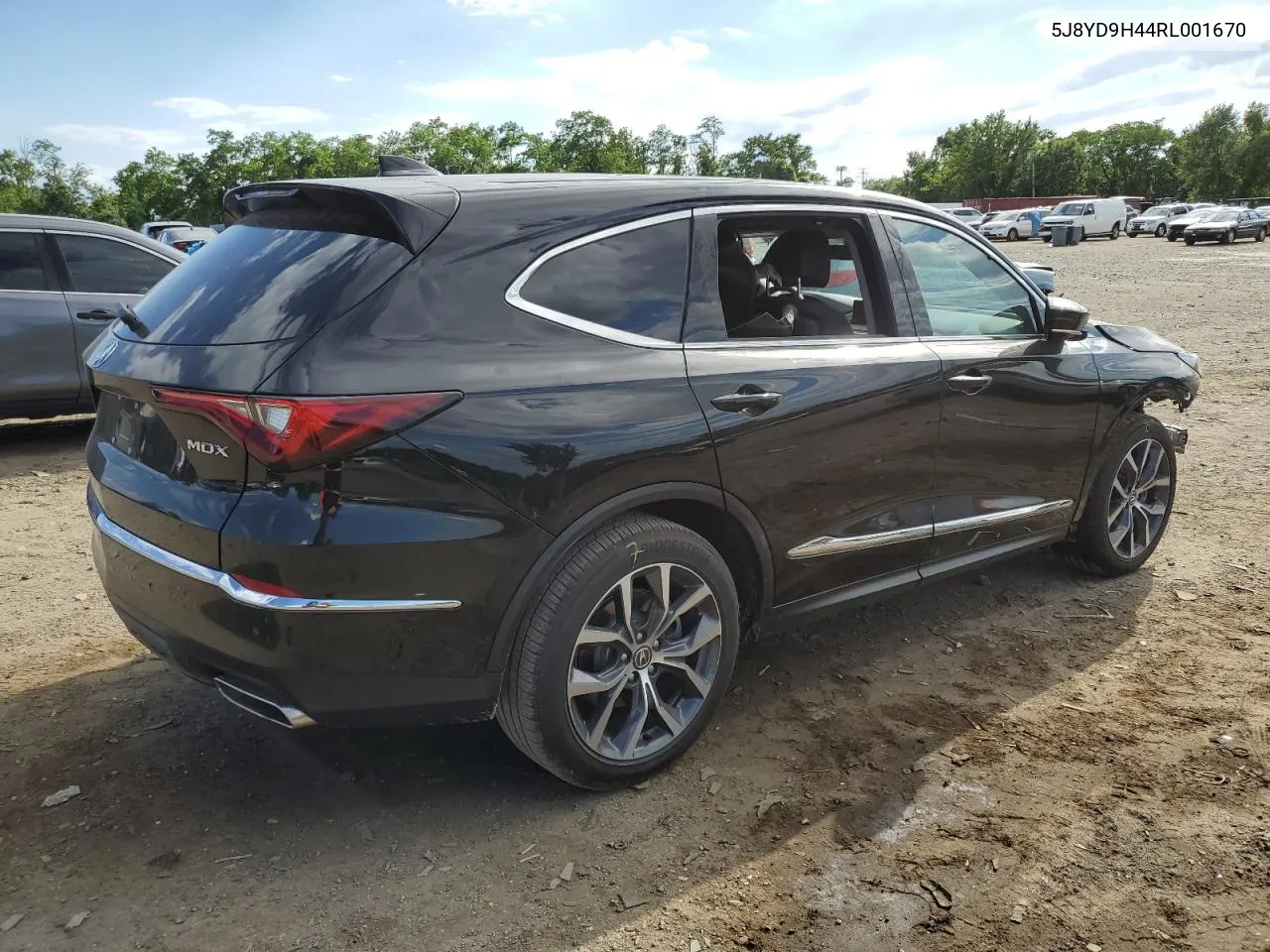 2024 Acura Mdx Technology VIN: 5J8YD9H44RL001670 Lot: 57033084