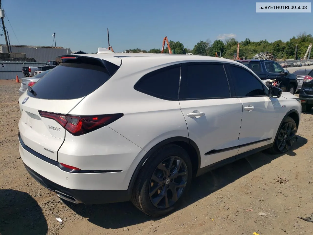 2024 Acura Mdx A-Spec VIN: 5J8YE1H01RL005008 Lot: 69519874