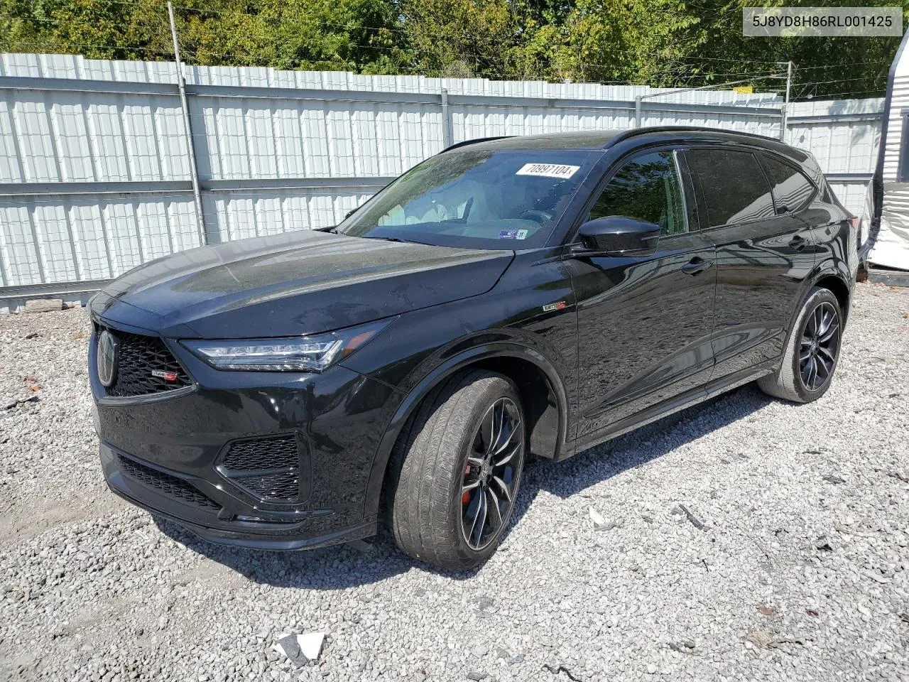 2024 Acura Mdx Type S Advance VIN: 5J8YD8H86RL001425 Lot: 70997104