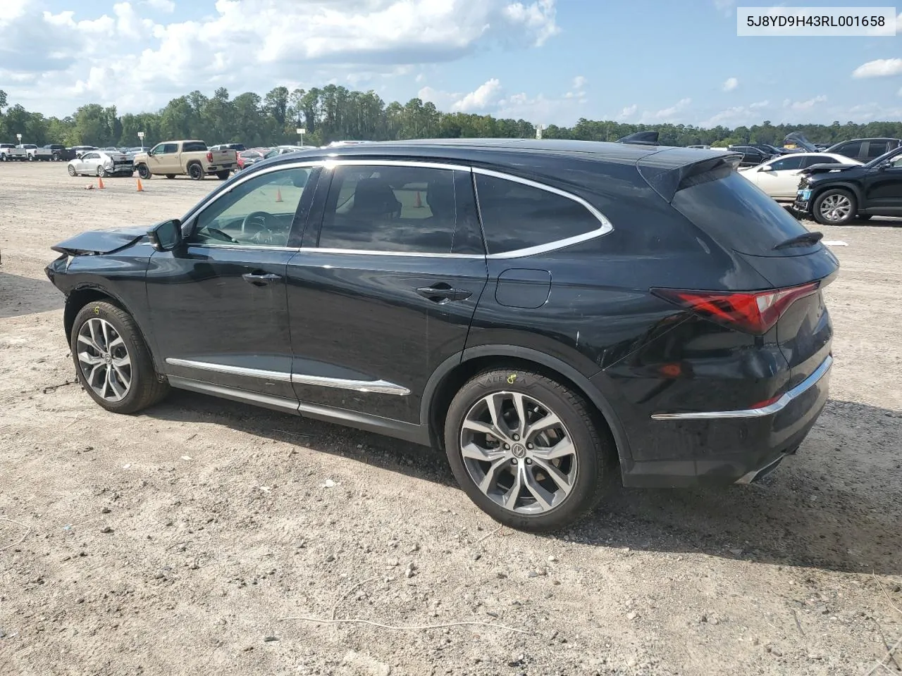 2024 Acura Mdx Technology VIN: 5J8YD9H43RL001658 Lot: 72606794