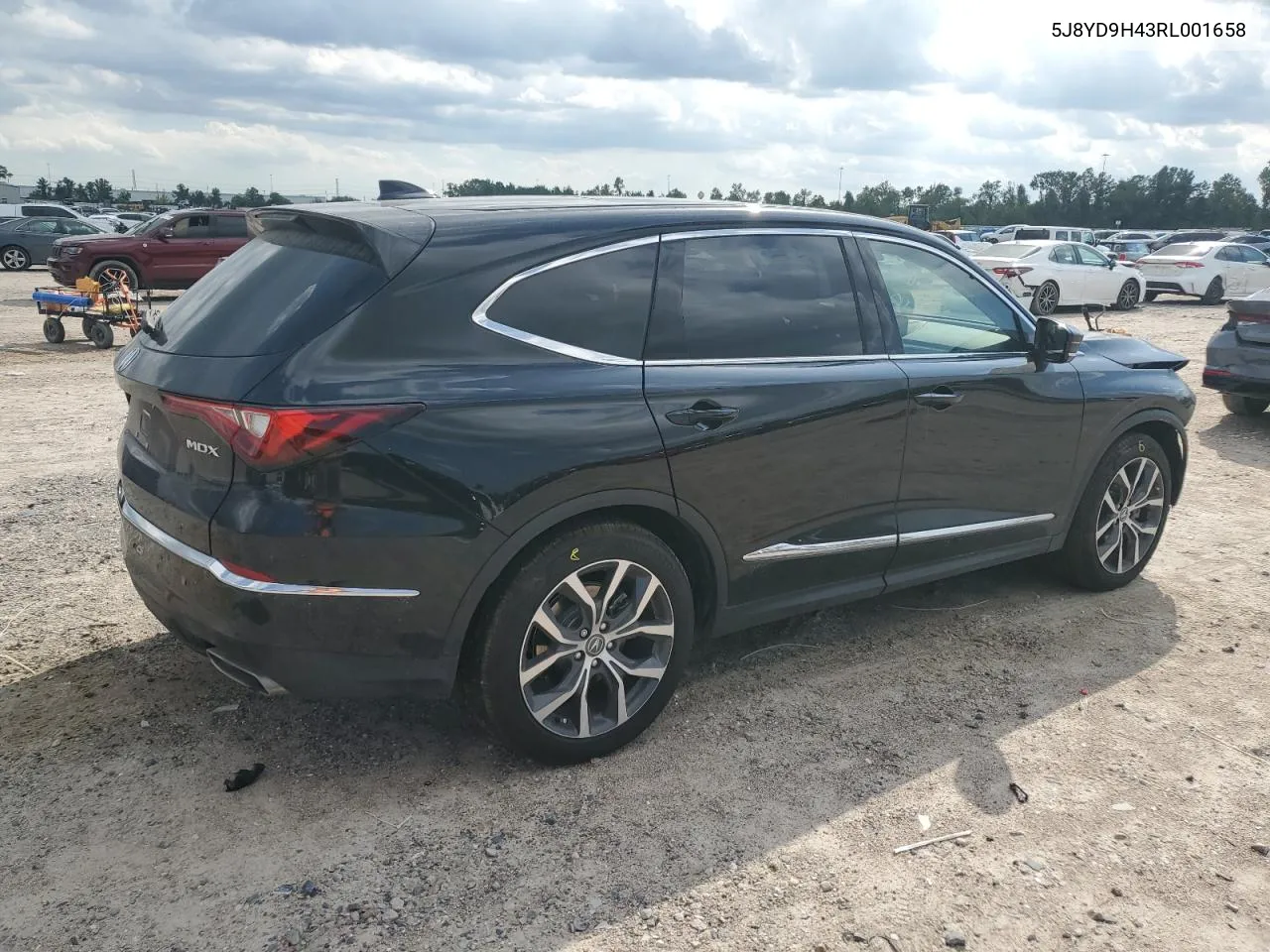 2024 Acura Mdx Technology VIN: 5J8YD9H43RL001658 Lot: 72606794