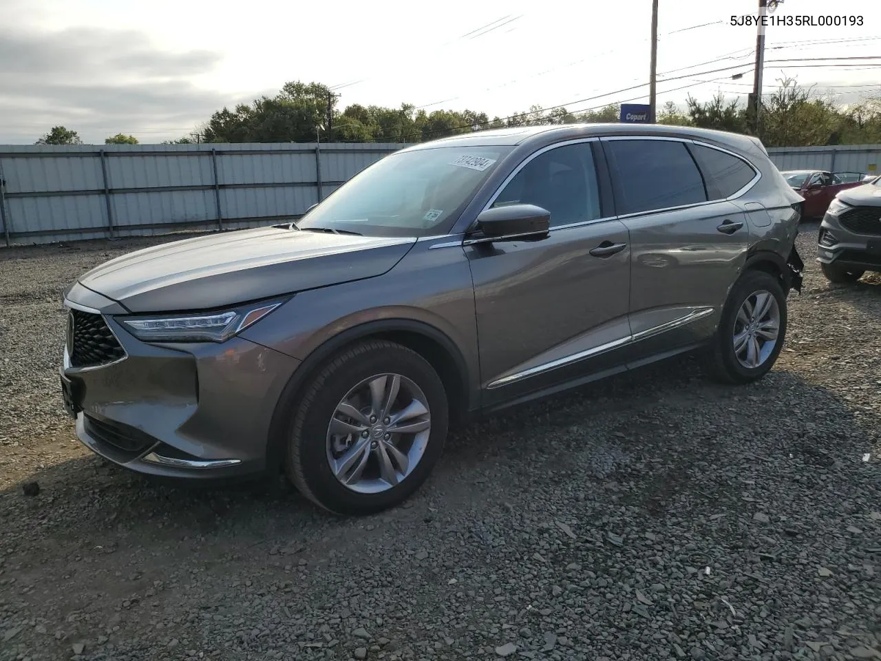 2024 Acura Mdx VIN: 5J8YE1H35RL000193 Lot: 73742904