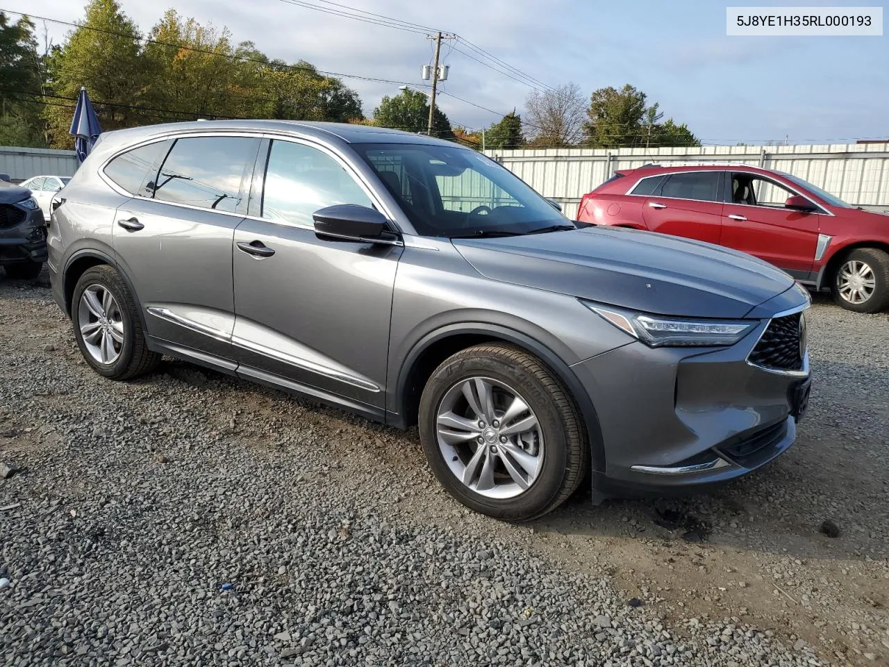 2024 Acura Mdx VIN: 5J8YE1H35RL000193 Lot: 73742904