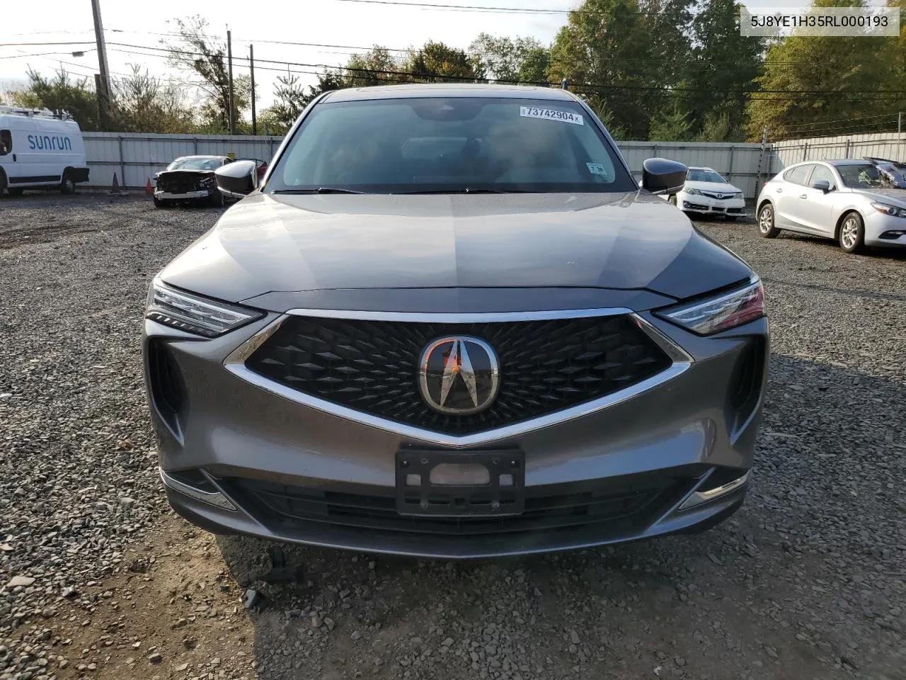 2024 Acura Mdx VIN: 5J8YE1H35RL000193 Lot: 73742904