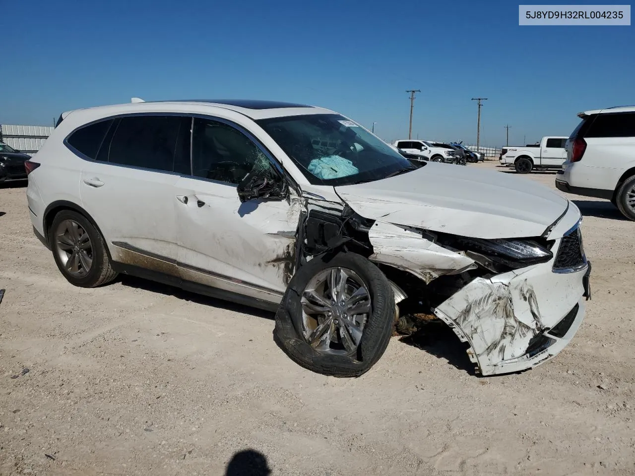 2024 Acura Mdx VIN: 5J8YD9H32RL004235 Lot: 74135564